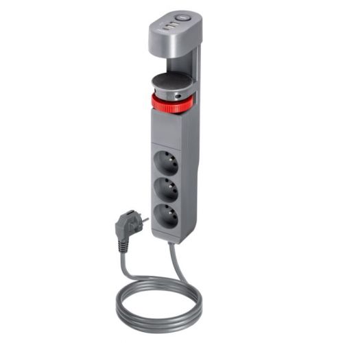 Przedłużacz biurkowy 3-krotny 2P+Z  2xUSB+1 typu C 1,5m ORNO - 1[173].jpg